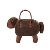 Sheep Chocolate Vegan Leather Crossbody Bag