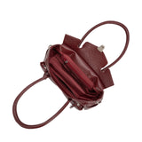 Ruthie Burgundy Recycled Vegan Shoulder Bag