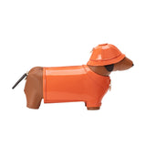 Rain Dog Orange Vegan Leather Crossbody Bag