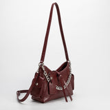 SAMPLE SM0044 Burgundy Crossbody Bag - FINAL SALE
