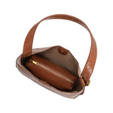 Stefanie Camel Recycled Vegan Leather Shoulder Bag
