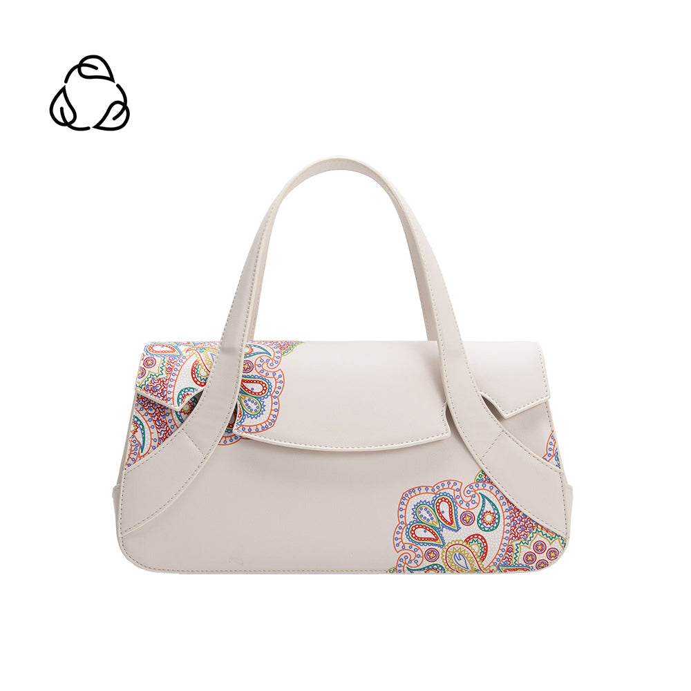 Beatriz Bone Recycled Vegan Leather Crossbody Bag