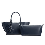 Astrid Navy Recycled Vegan Leather Tote Bag
