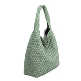 Johanna Light Teal Large Recycled Vegan Shoulder Bag