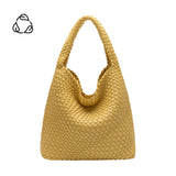 Johanna Yellow Large Recycled Vegan Shoulder Bag