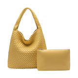 Johanna Yellow Large Recycled Vegan Shoulder Bag