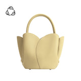 Tulip Yellow Recycled Vegan Top Handle Bag
