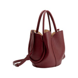 Tulip Burgundy Recycled Vegan Top Handle Bag