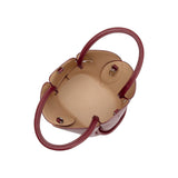 Tulip Burgundy Recycled Vegan Top Handle Bag