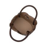 Tulip Chocolate Polka Dot Recycled Vegan Top Handle Bag