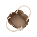 Tulip Cream Polka Dot Recycled Vegan Top Handle Bag