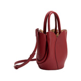 Tulip Red Mini Recycled Vegan Top Handle Bag