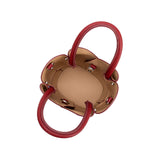 Tulip Red Mini Recycled Vegan Top Handle Bag