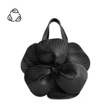 Monroe Black Flower Top Handle Bag