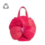 Monroe Fuchsia Flower Top Handle Bag