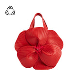 Monroe Red Flower Top Handle Bag