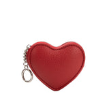 Puffy Heart Red Vegan Bag Charm