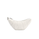 Croissant Mini White Vegan Bag Charm