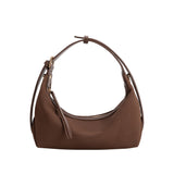 Lilith Brown Suede Vegan Top Handle Bag