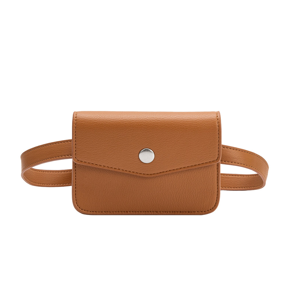 Amberlee Saddle Vegan Leather Belt Bag