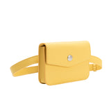 Amberlee Yellow Vegan Leather Belt Bag