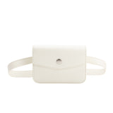 Amberlee Ivory Vegan Leather Belt Bag