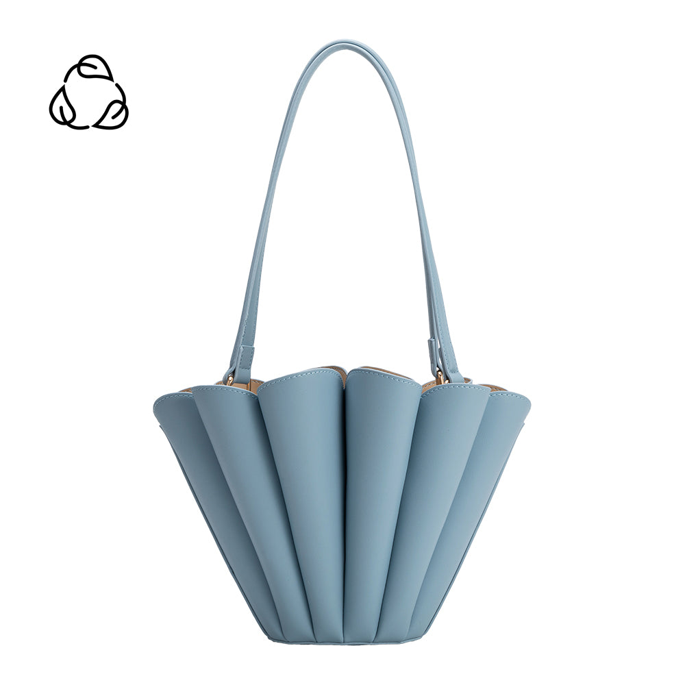Shellie Blue Recycled Vegan Shoulder Bag