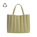 Adela Mint Recycled Vegan Leather Tote Bag
