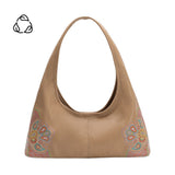 Tinsley Tan Recycled Vegan Leather Shoulder Bag
