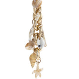 Seashell Gold Bag Charm