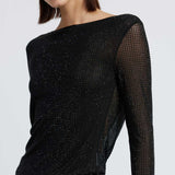 SAMPLE CL2302 Rhinestone Top (SMALL) - FINAL SALE