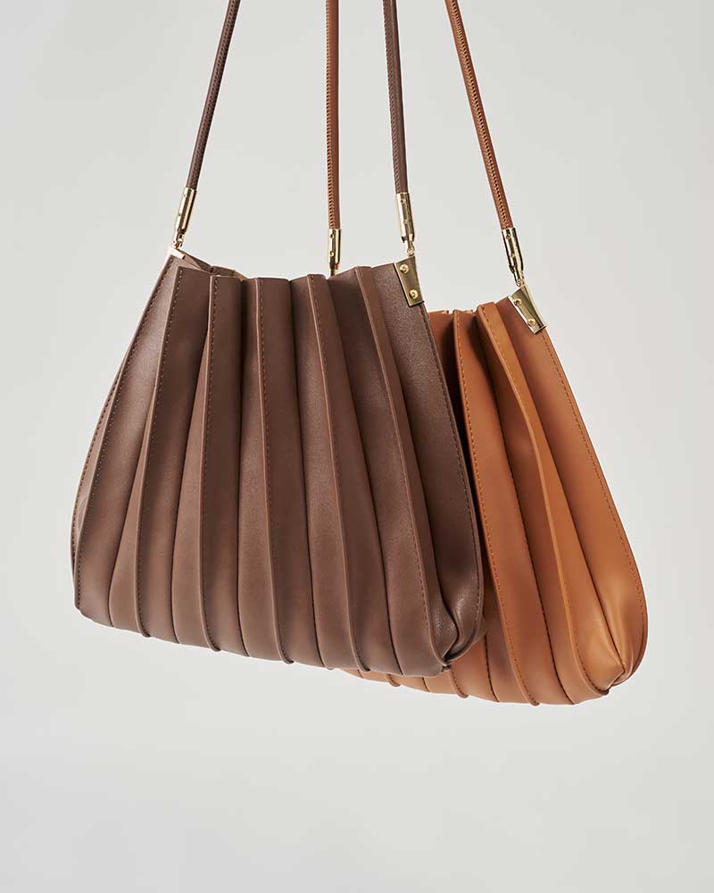 Vegan Leather Woven Handbags