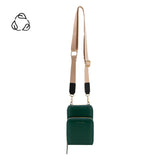 Iris Green Recycled Vegan Crossbody Bag