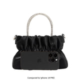 Sharon Black Top Handle Bag