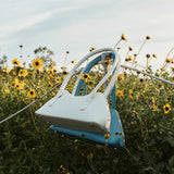 Dakota White Recycled Vegan Shoulder Bag