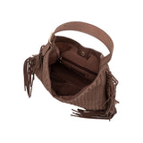 Brynlee Tobacco Vegan Suede Tote Bag