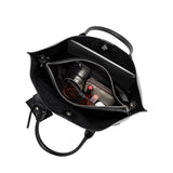 Astrid Black Recycled Vegan Leather Tote Bag