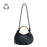Dottie Peacock Recycled Vegan Leather Top Handle Bag
