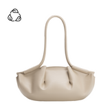 Candace Mushroom Recycled Vegan Leather Shoulder Bag