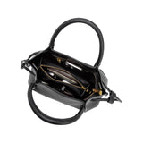 Tyler Black Recycled Vegan Leather Crossbody Bag