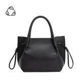 Tyler Black Recycled Vegan Leather Crossbody Bag