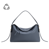 Emory Slate Recycled Vegan Leather Top Handle Bag