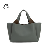 Whitley Sage Recycled Vegan Leather Tote Bag