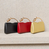 Belle Gold Vegan Leather Crossbody Bag