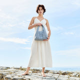 Farrow Sky Small Recycled Vegan Leather Tote Bag