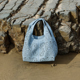 Farrow Sky Small Recycled Vegan Leather Tote Bag