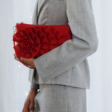 Florence Red Recycled Vegan Shoulder Bag