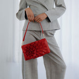 Florence Red Recycled Vegan Shoulder Bag
