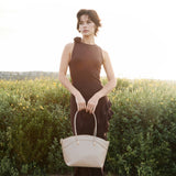 Hazel Nude Recycled Vegan Leather Tote Bag