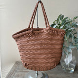 SAMPLE SM3038 Tan Small Tote - FINAL SALE